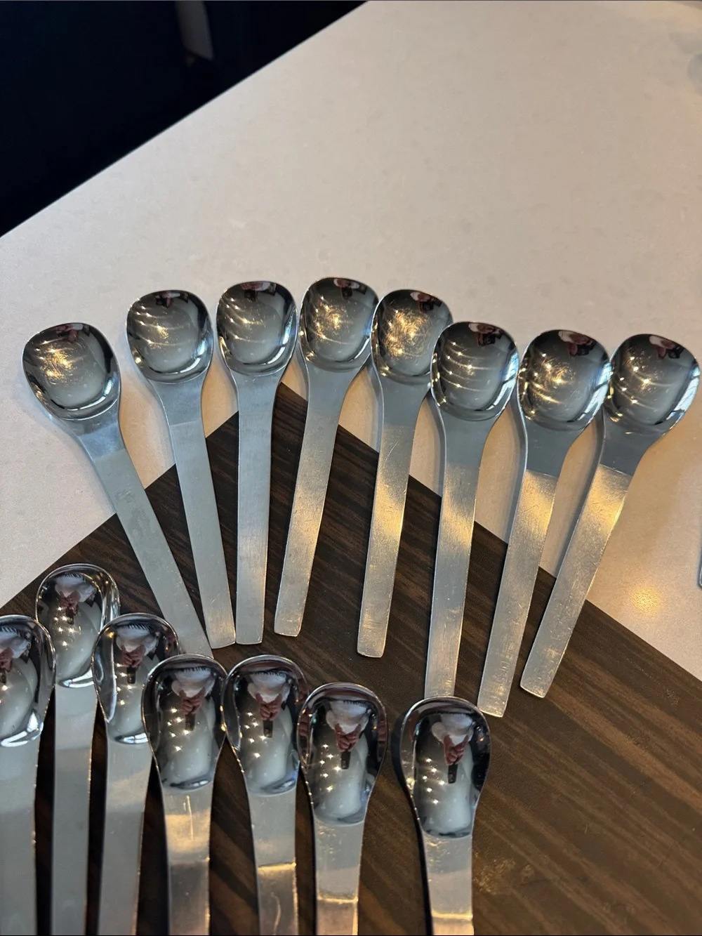 Dalia Stainless Steel Cutlery Set - Silver Flatware Collection 20/12. 8 pc